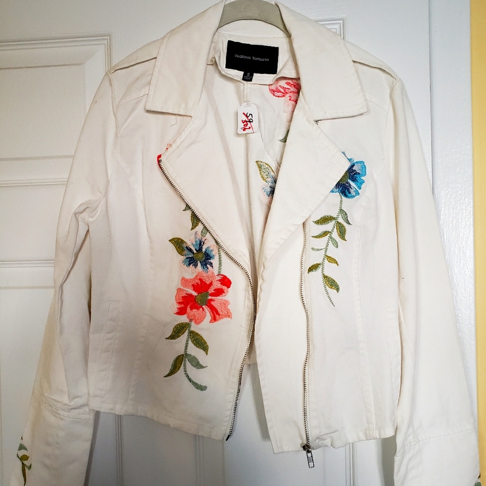Jealous Tomato White Jacket - S